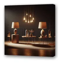 Comprar Cuadro 20x20cm Iluminacion Bellas Lamparas Y Velas C4