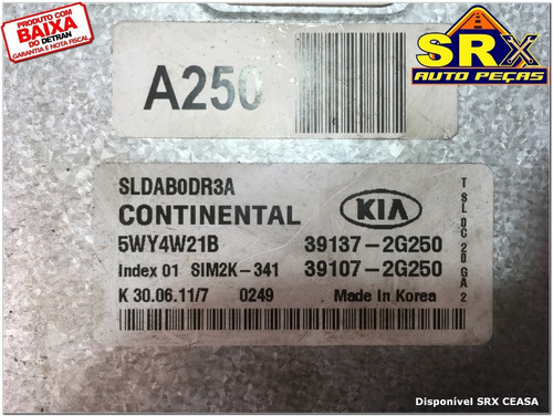 Imagem 5 de 5 de Kit Cod Modulo Kia Sportage 2.0 16v 166cv 2011/2012