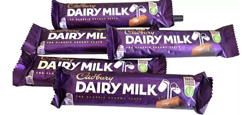 10 Chocolates Con Leche Cadbury Dayry Milk Leche 45 Gr C/u