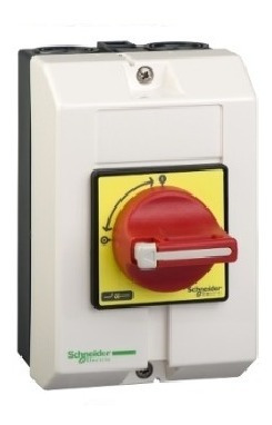 Imagen 1 de 1 de Interruptor 3p 32a Comando Rojo Ip65 Caja Plástica Vcf2ge-