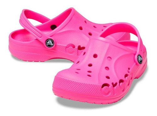 Sandália Crocs Baya Clog Kids Electric Pink
