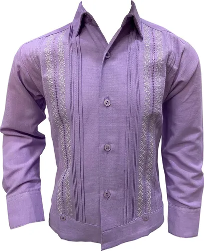 Guayabera lila new arrivals