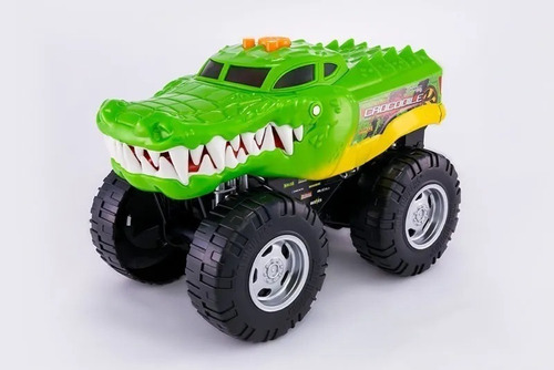 Vehículo Con Luz Y Sonido Wheelie Monster 20060 Nikko Personaje Crocodile