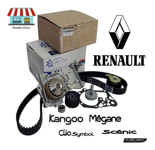 Kit Tiempo Bomba Agua Clio Symbol Kangoo Megane Scenic 16v 