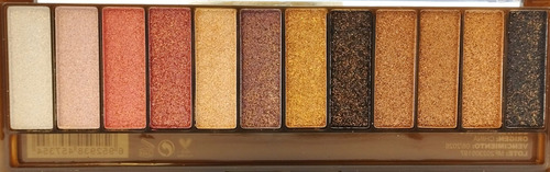 Set X 24 Paletas Sombras Glitter Ojos Golden Colors Pink 21