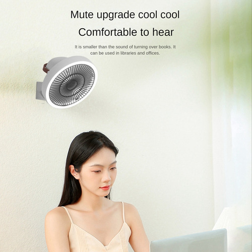 Y Pequeño Ventilador Doméstico Pared Con Carga Multifuncion