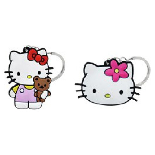 Llaveros Goma Hello Kitty - Precio X2 Unidades