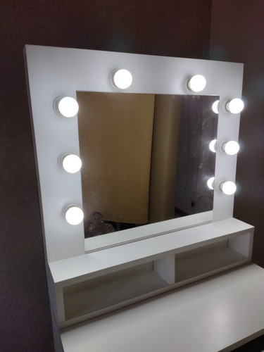 Imagen 2 de 5 de Mueble Tocador,organizador Maquillaje Con Espejo