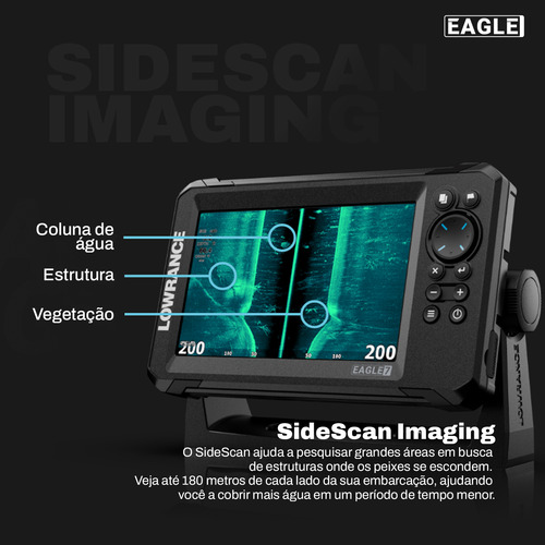 Gps Sonar Lowrance Eagle 7 Tripleshot Hd Row