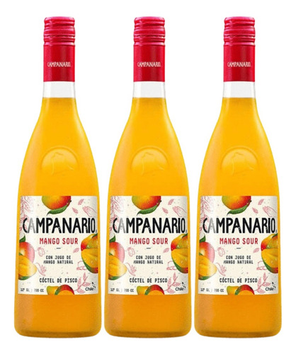 Sour Mango Campanario 1 L Pack 3