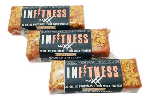 Infitness Maxx - Barra Proteica - 22 Gr Proteína - X15un.