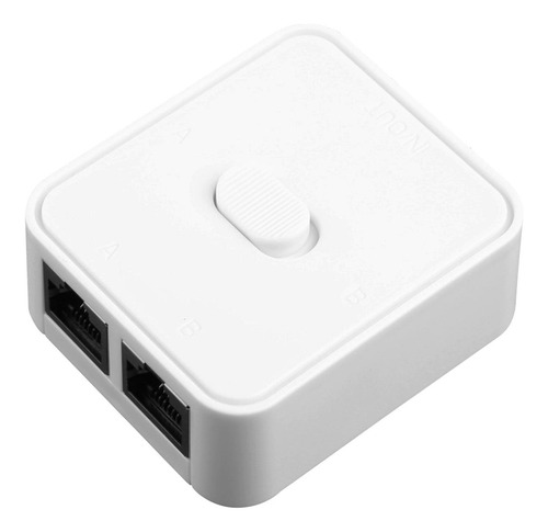 Adaptador De Internet Ethernet Rj45 2 Vías Lan Hub 1 En 2