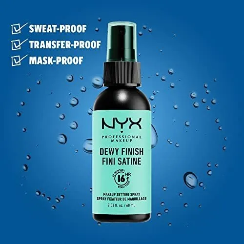 Spray Fijador De Maquillaje Profesional Nyx Dewy