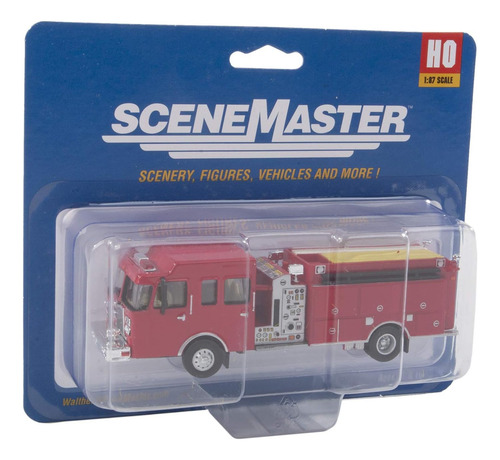 Vehículo A Escala Walthers Scenemaster, Camión De Bomberos