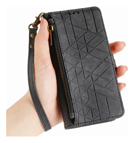 Funda Tipo Cartera De Piel Sintética Para Samsung Galaxy A03s 164/a03 166/f04, Con Ranura Para Tarjetas, Antivibración