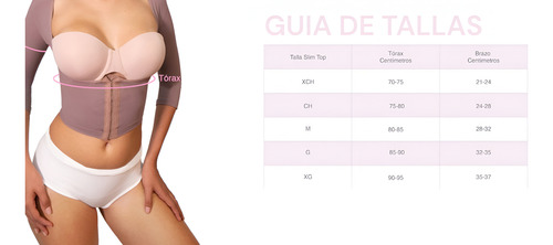 Faja Top Slim Senos Libres Corrector De Postura I Love 2042