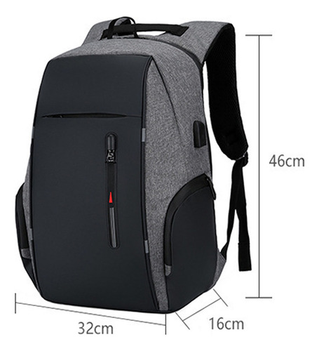 Mochila Para Estudiantes, Mochila Antirrobo Impermeable Con