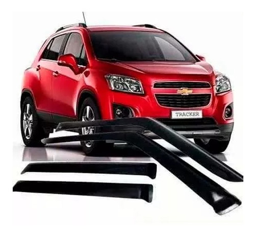 Deflectores Ventanilla Chevrolet Tracker Del+tras Adhesivo