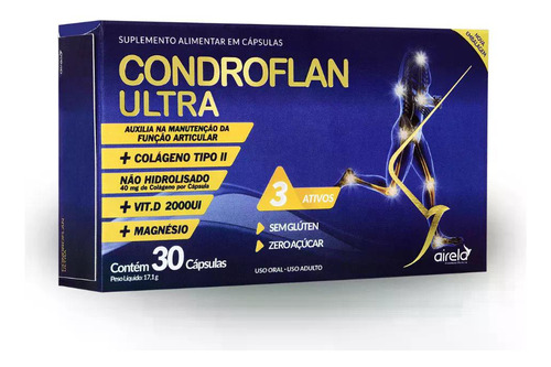 Kit Condrofan Ultra Airela Com 4 Caixas De 30 Cápsulas Cada