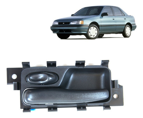 Manilla Interior Izquierda Para Hyundai Elantra 1990 Al 1995