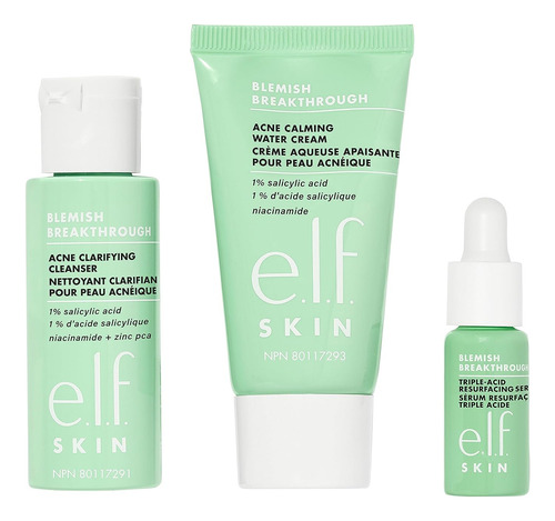 Elf Blemish Breakthrough Kit Control De Acne Imperfecciones