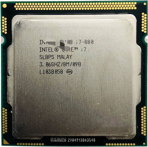 Procesador Intel Core I7 880 4 Núcleos/8 Hilos/3,73/lga1156