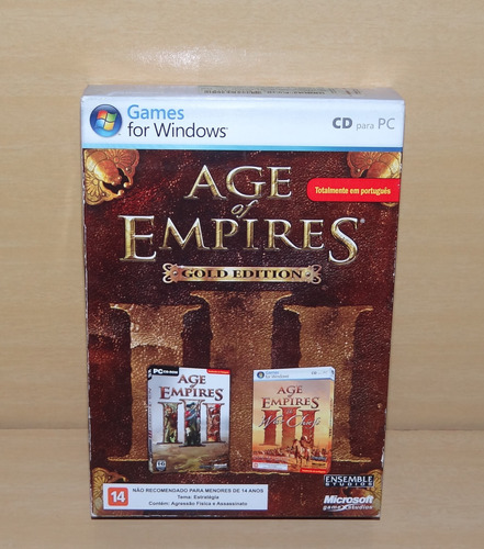 Age Of Empires Iii Gold Edition (aoe 3 + The Warchiefs) - Pc (Usado)