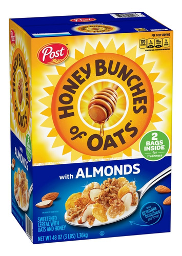 Cereal Honey Bunches Of Oats Con Almendras Crujientes 1.36kg