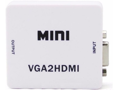 Conversor Vga A Hdmi Con Audio Nuevo Factura Local 1 Junta
