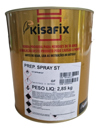 Cola Líquido Kisafix Cola para pistola - Cola preparação spray - cola spray - cola para espuma -