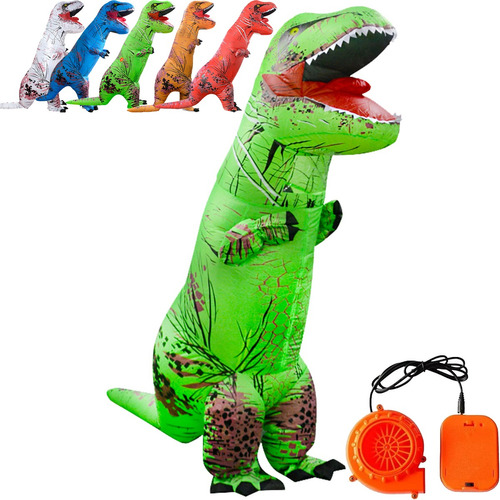 Disfraz Niños Inflable Dinosaurio T-rex Disfraces Para Party