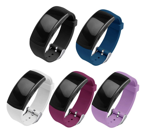 Compatible Con Gear Fit2 Pro/fit2 Band, Correa De Silicona D