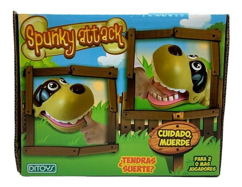 Imagen 4 de 4 de Juego De Mesa Spunky Attack Game Perro Muerde 2417
