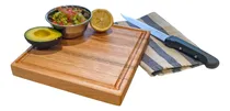 Comprar Tabla De Madera Para Cocinar, Asado, Picada (24cm X 24cm)