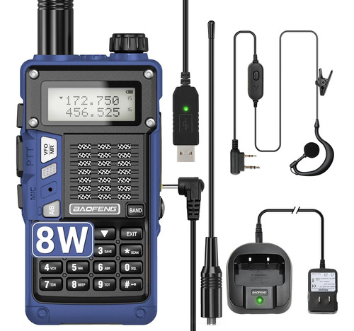 Radio Uv-s9 Pro Ham Actualizacion Mano Uv-5r Banda Dual 8w