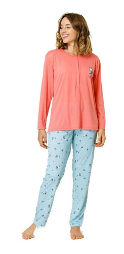 Pijama Invierno Innocenza Buho Koala Unicornio Pantalon Larg