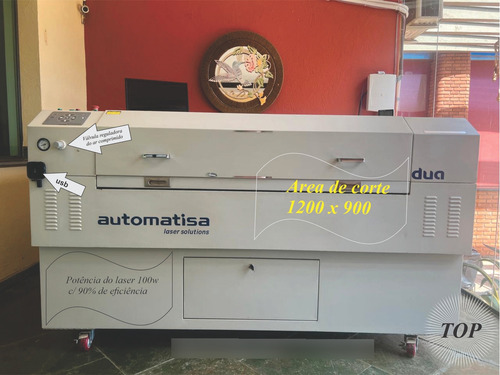 Máquina De Corte A Laser Automatisa Dua 1209 220v - ( Top ) (Usado)