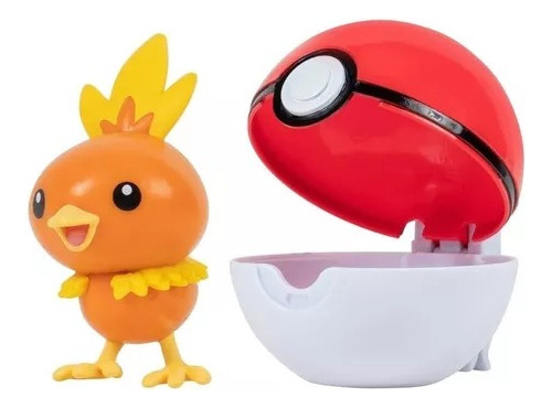 Boneco Pokémon Figura De Batalha C/ Pokebola Clip'n'go Sunny