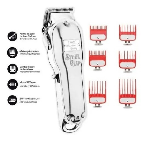 Imagen 7 de 9 de B-Way Steel Clip - Plateado - 100V/240V