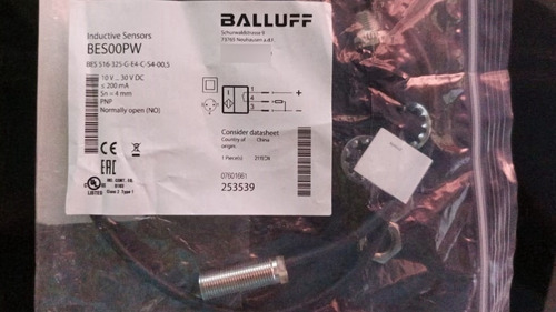 Balluff Bes00pw Sensor Inductivo