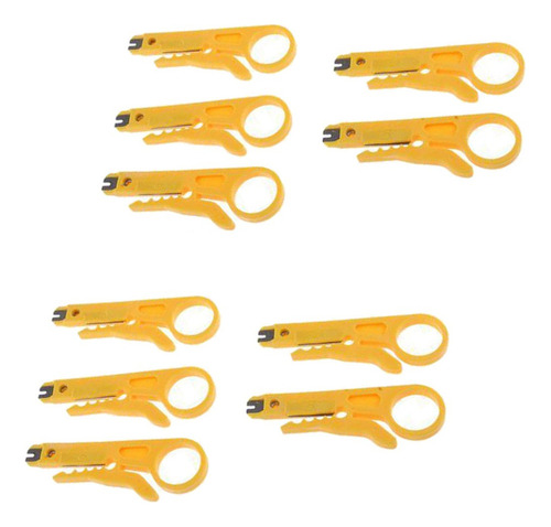 10x Cortador De Alambre Cable Coaxial Rj45 Mt-2017 Pelador