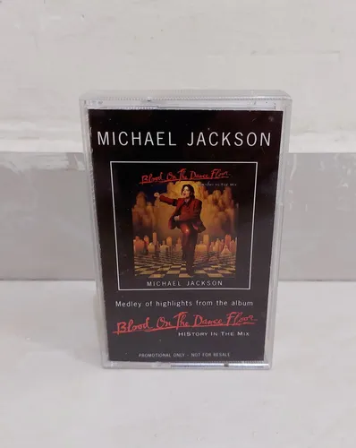 Fita Cassete Promo Michael Jackson Blood On The Dance Raro