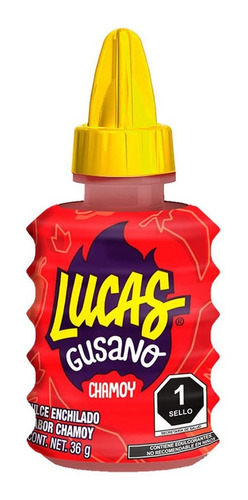 Dulce Lucas Gusano Chamoy 1 Pieza 36g