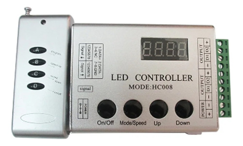 Controlador Led Programable Hc008 133 Modo De Efecto Rf Cont