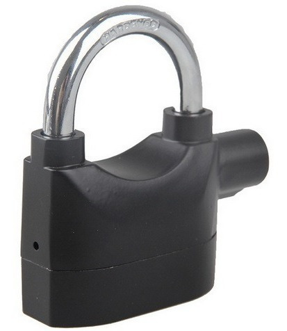 Imagen 2 de 10 de Candado Alarma Inoxidable Para Moto O Bicicleta