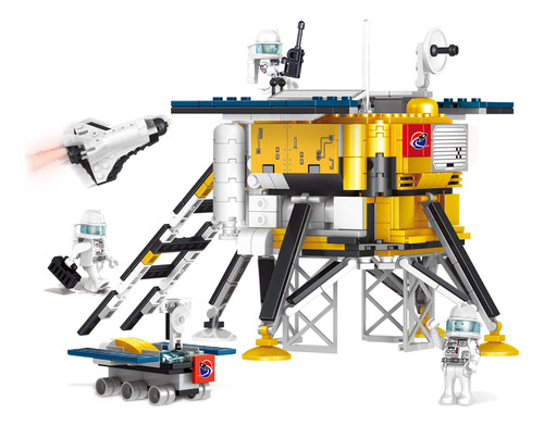 Bloques Para Armar Cogo City Espacial 4 En 1 595 Pzas