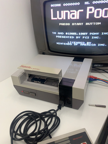 Lunar Pool Nes Nintendo Jogos 100% Original (Usado)