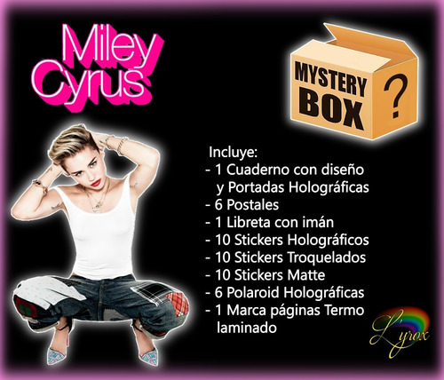 Caja Misteriosa Miley Cyrus Mystery Box Envío Gratis