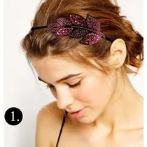 Comprar Twinkle Vinchas Liga Cabeza Accesorios C\u002F Cristales- Hojas X