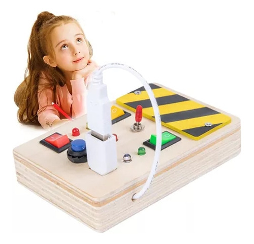 Juguete Sensorial Montessori Busy Board Para Niños